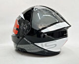 MT Genesis Sv Atempo B2 Parlak Renk Çene Açılır Kask Iç Güneş Vizörlü XL