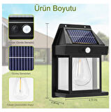Hareket Sensörlü  Akıllı Solar Bahçe Aydınlatması Otomatik Led Dış Mekan Akıllı Aydınlatma