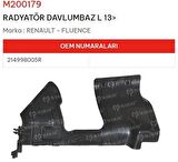 RADYATÖR DAVLUMBAZ SOL 13&gt; FLUENCE 214998005R GOLD
