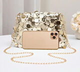 Gold Pullu Omuz Çantası