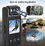 Mini Kamera Hd 1080P Taşınabilir Dijital Video Aksiyon Macera Vücut Kamerası