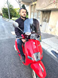 MOTOCAM Küba Grace 50 125 Ön Cam 2023-2025 Model 42cm Siyah Renkli APARATSIZDIR