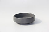 BONSAİ SAKSISI 3 ADET - EL YAPIMI BETON GRİ ANTRASİT