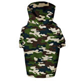 Gedyco Green Camouflage Polarlı Küçük Irk Köpek Yağmurluğu