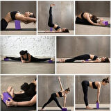 2' li Yoga Blok Seti  Pilates Yoga Denge Köpüğü 1 Çift  