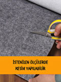 Beylini Halı Altı Keçesi Yalıtım ve Dolgu Keçesi Koruyucu Ses Isı Hava 5-6 mm Gri