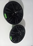For-X 8 inc 20 Cm 300 Watt Midrange 2'li Hoparlör XMD-3080 Yeşil Kasa