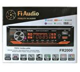 Fİ AUDIO FR-2000 Oto Teyp 4X50 Watt Bluetooth CarLive 2xUsb Sd Fm Aux 2 Amfi Çıkışı