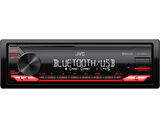 JVC KD-X282BT Amfi Çıkışlı Süper Bass Seri Oto Teyp Bluetooth 13 Band EQ USB AUX App Kontrol 