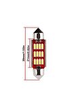 3 Adet Sofit Led Canbus 39 mm Iç Aydınlatma Plaka Tavan Lambası