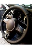 Opel Vectra C Kasa Uyumlu Dikmeli Direksiyon Kılıfı Noktalı-soft Siyah
