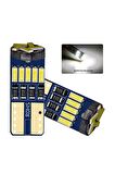 10 Adet T10 Led Ampül 12v Beyaz 15 Ledli