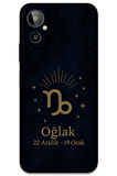 GM 23 SE Uyumlu Oğlak Burcu Desenli Telefon Kılıfı + Ekran Koruyucu - 5777