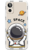 GM 23 SE Uyumlu Astronot Desenli Telefon Kılıfı + Ekran Koruyucu - 5865