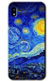 Galaxy A10 Kılıf HD Desen Baskılı Arka Kapak - Starry Night 