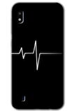 Galaxy A10 Kılıf HD Desen Baskılı Arka Kapak - Heart Rytm 