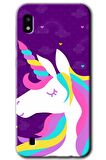 Galaxy A10 Kılıf HD Desen Baskılı Arka Kapak - Unicorn Sleep 