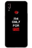 Galaxy A10s Kılıf HD Desen Baskılı Arka Kapak - For You 