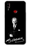 Galaxy A10s Kılıf HD Desen Baskılı Arka Kapak - Atatürk İmza 