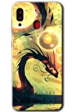 Galaxy A20 Kılıf HD Desen Baskılı Arka Kapak - Digital Dragon 