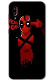 Galaxy A20 Kılıf HD Desen Baskılı Arka Kapak - DeadPool 4 