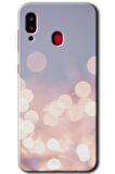 Galaxy A20 Kılıf HD Desen Baskılı Arka Kapak - Blur Lights 