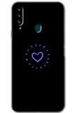 Galaxy A20s Kılıf HD Desen Baskılı Arka Kapak - Heart Strokes 