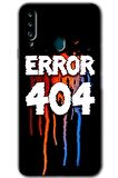 Galaxy A20s Kılıf HD Desen Baskılı Arka Kapak - 404 Error 