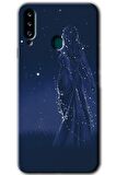 Galaxy A20s Kılıf HD Desen Baskılı Arka Kapak - Gecenin Kraliçesi 