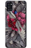 Galaxy A21s Kılıf HD Desen Baskılı Arka Kapak - kelebek Ömrü 