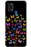 Galaxy A21s Kılıf HD Desen Baskılı Arka Kapak - Cacti Prairies 