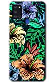 Galaxy A21s Kılıf HD Desen Baskılı Arka Kapak - Hibiscus Flowers 