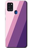 Galaxy A21s Kılıf HD Desen Baskılı Arka Kapak - Oblique 