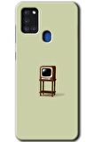Galaxy A21s Kılıf HD Desen Baskılı Arka Kapak - Retro-TV 