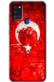 Galaxy A21s Kılıf HD Desen Baskılı Arka Kapak - Albayrak 2 