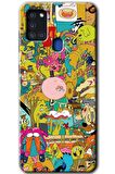 Galaxy A21s Kılıf HD Desen Baskılı Arka Kapak - Süper Çizgi Kahramanlar 2 
