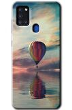 Galaxy A21s Kılıf HD Desen Baskılı Arka Kapak - Zeplin 