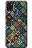 Galaxy A21s Kılıf HD Desen Baskılı Arka Kapak - Mandala Desen 