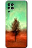 Galaxy A22 Kılıf HD Desen Baskılı Arka Kapak - Outlines Paint 