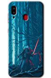 Galaxy A30 Kılıf HD Desen Baskılı Arka Kapak - Jedi 
