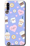 Galaxy A30s Kılıf HD Desen Baskılı Arka Kapak - Coffee Cake 