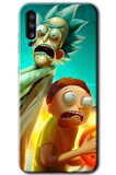 Galaxy A30s Kılıf HD Desen Baskılı Arka Kapak - Rick Morty 