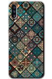Galaxy A30s Kılıf HD Desen Baskılı Arka Kapak - Mandala Desen 
