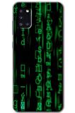 Galaxy A31 Kılıf HD Desen Baskılı Arka Kapak - Matrix 