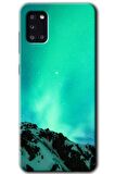 Galaxy A31 Kılıf HD Desen Baskılı Arka Kapak - Aurora 