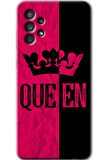 Galaxy A32 4G Kılıf HD Desen Baskılı Arka Kapak - Queen 