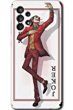Galaxy A32 4G Kılıf HD Desen Baskılı Arka Kapak - Joker İskambil 