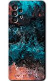 Galaxy A32 4G Kılıf HD Desen Baskılı Arka Kapak - Liquid Colorfull 