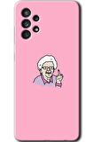 Galaxy A33 Kılıf HD Desen Baskılı Arka Kapak - Bad Grandmother 