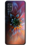 Galaxy A51 Kılıf HD Desen Baskılı Arka Kapak - Çiçek Motif 